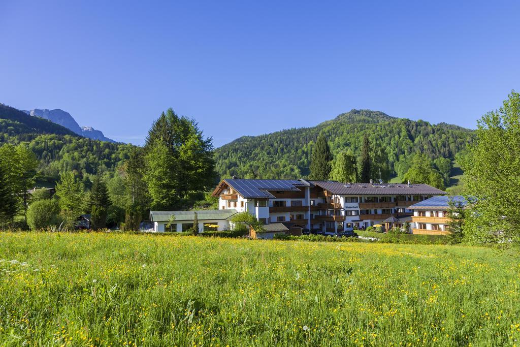 Ferienwohnungen Weiherbach - Hallenbad ベルヒテスガーデン エクステリア 写真